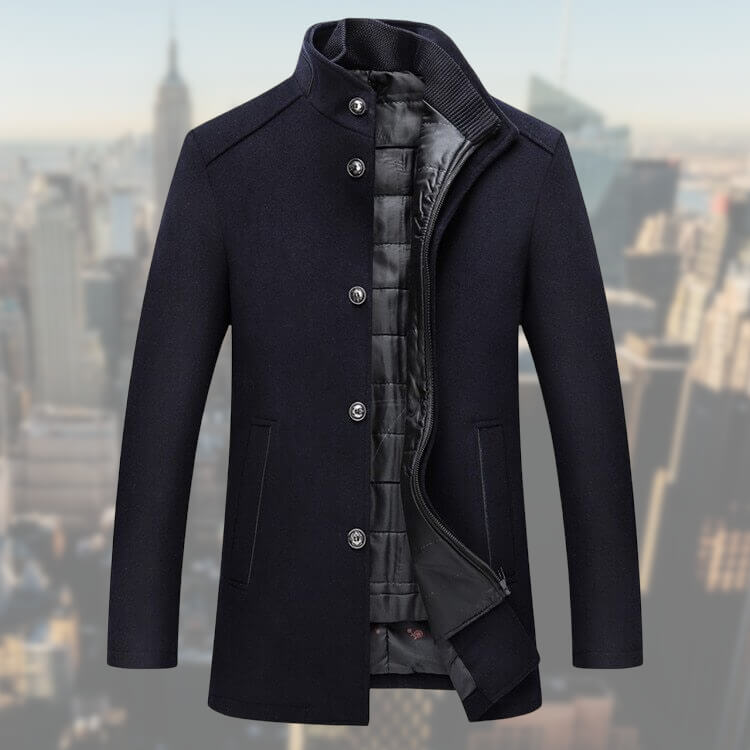 Heren Winterjas van Wolmix - Warm en Elegant