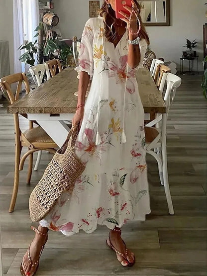 Emma | Abito estivo bohémien dalla vestibilità leggera 0