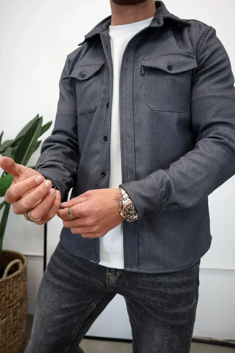 Eric | Ademend en comfortabel katoenen overshirt 10