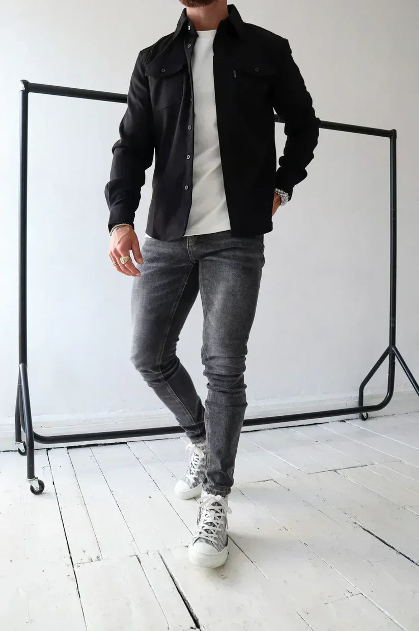 Eric | Ademend en comfortabel katoenen overshirt 5