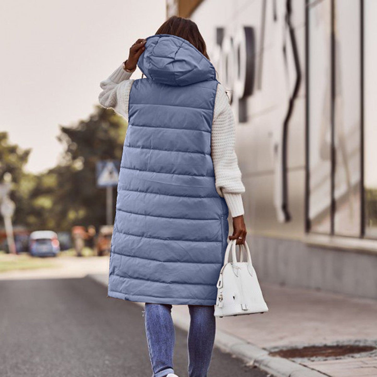 Erika | Langzaam vest met capuchon
