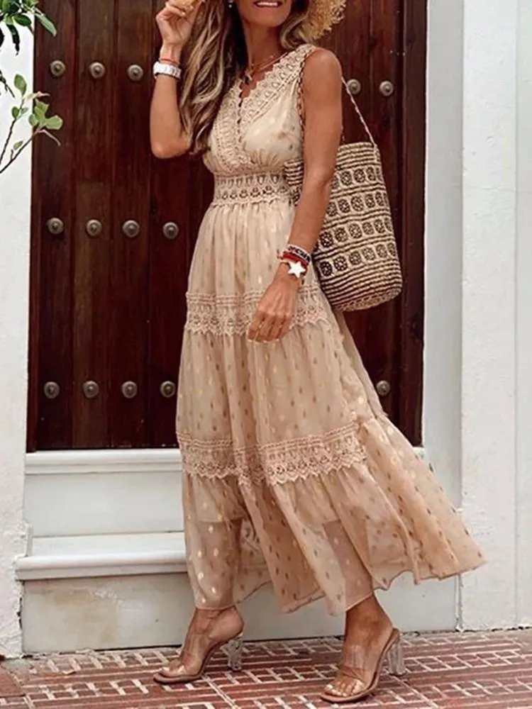 Maxi Dress - Vestiti Estivi Donna Boho-2