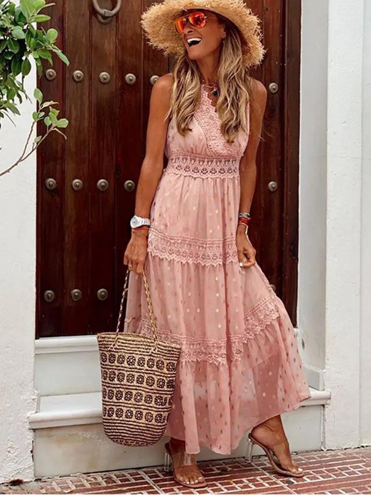 Variant image for Maxi Dress - Vestiti Estivi Donna Boho-11