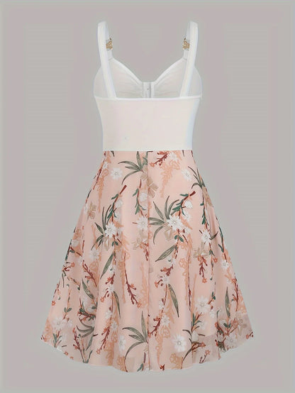 Nova Zomerse Print Sling Jurk