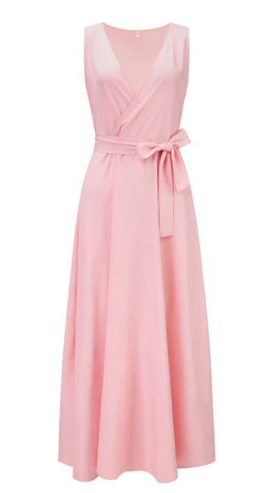 Evelyn Dames Maxi-jurk | Mouwloos, V-hals, Elegante Stijl 1