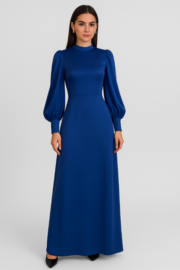 Maxi Jurk Geplisseerd Elegante Vrouwelijke Zomerjurk - Mode Vibes