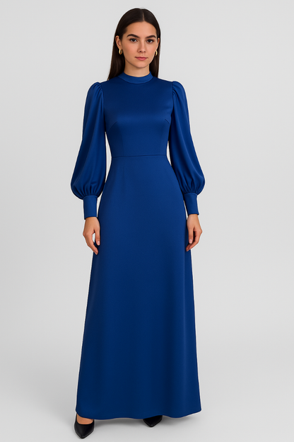 Maxi Jurk Geplisseerd Elegante Vrouwelijke Zomerjurk - Mode Vibes