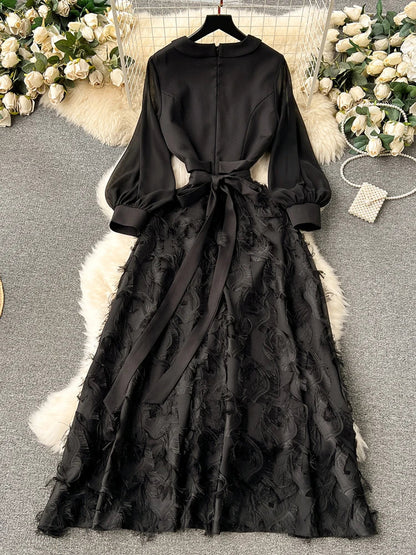 DreamWear's Zoete Stijl Lange Mouw Jurk