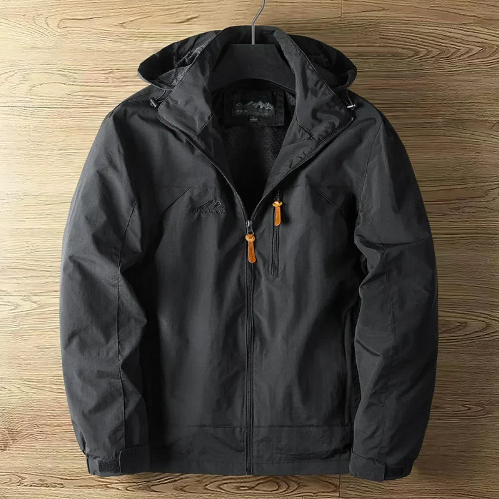 Waterdichte & Ademende Heren Outdoorjas – Winddicht & Functioneel