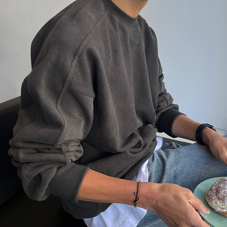 Heren Sweater Casual Comfortabel Minimalistisch Design - Mode Vibes