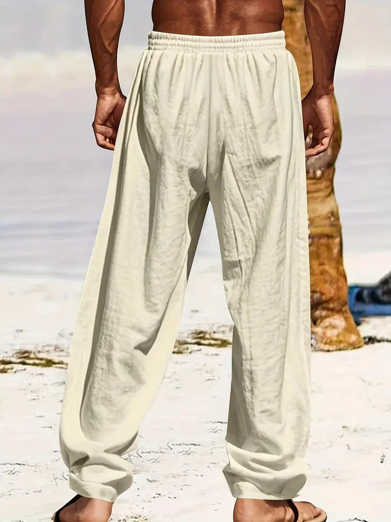 Linnen Herenbroek Casual Maes Zomerbroek Lichtgewicht