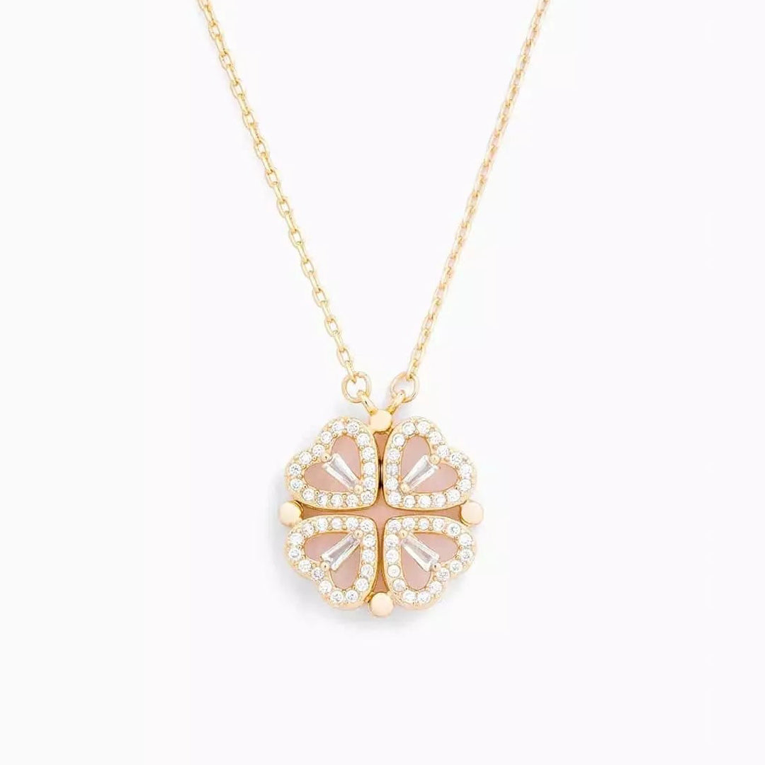Gouden Ketting Geluk en Liefde Symbool - Mode Vibes