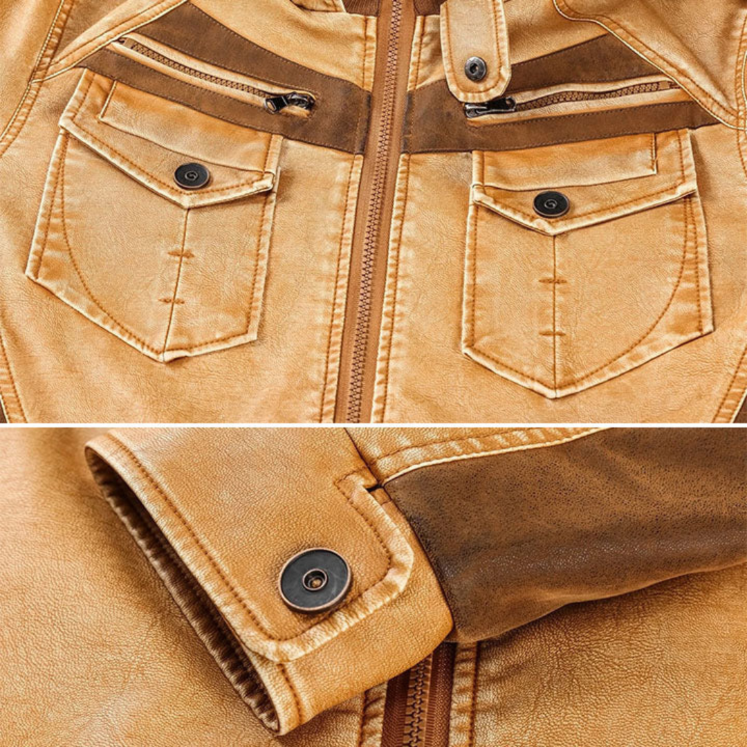 Leren Jas Heren Classic Stijl