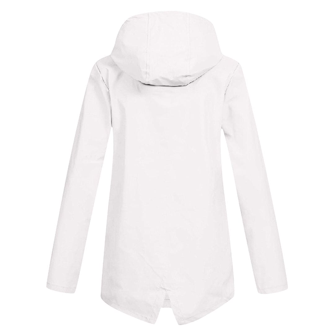 Waterdichte Dames Regenjas met Capuchon Modern Design