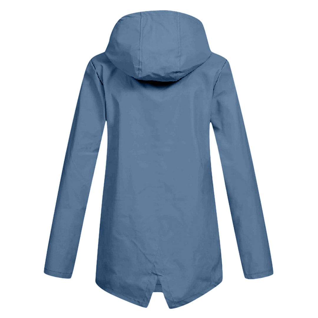 Waterdichte Dames Regenjas met Capuchon Modern Design