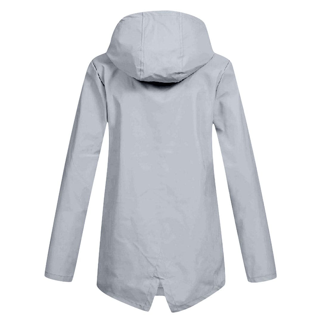 Waterdichte Dames Regenjas met Capuchon Modern Design