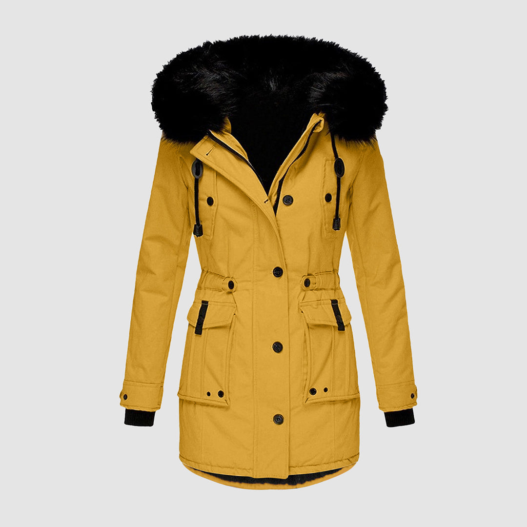 Warme Winterjas Fleecevoering voor Vrouw