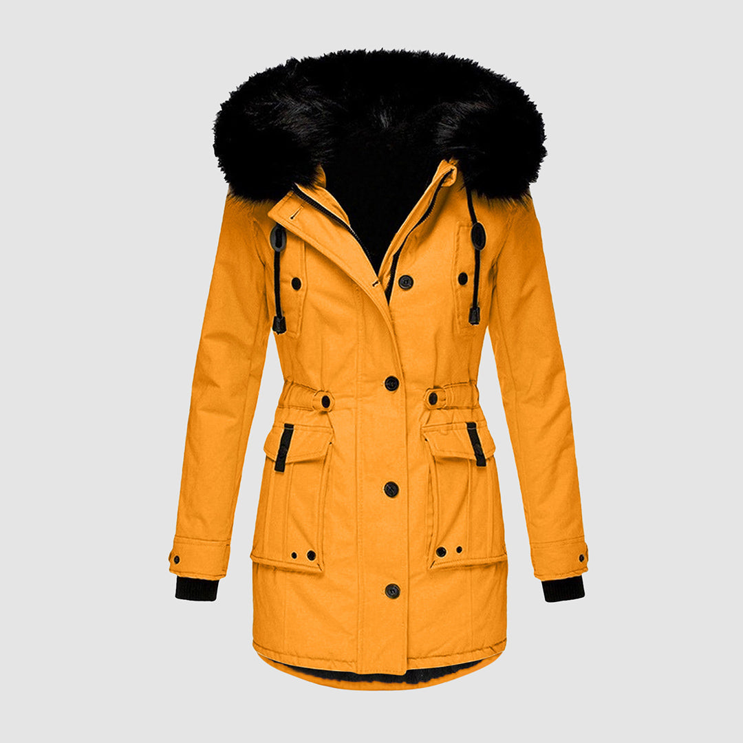 Warme Winterjas Fleecevoering voor Vrouw - Mode Vibes