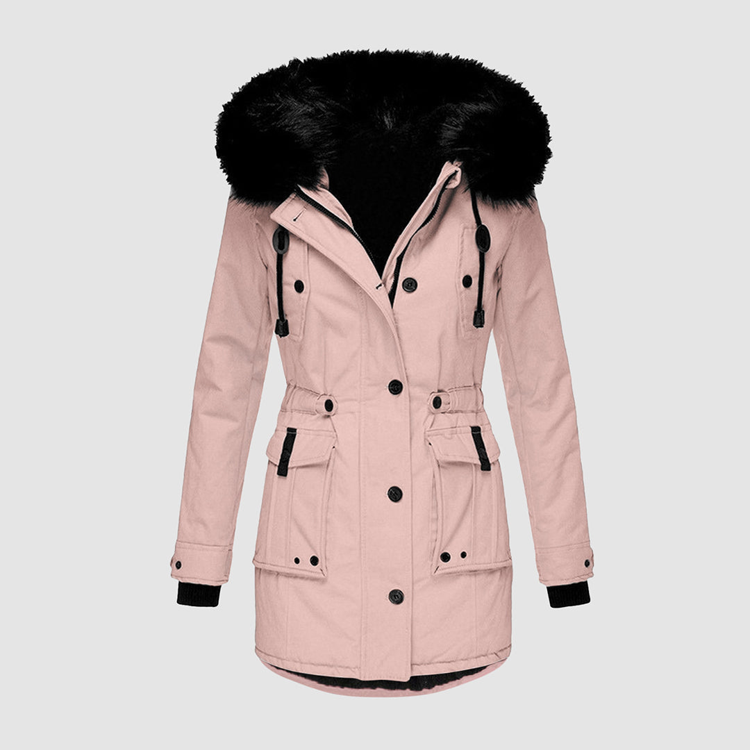 Warme Winterjas Fleecevoering voor Vrouw