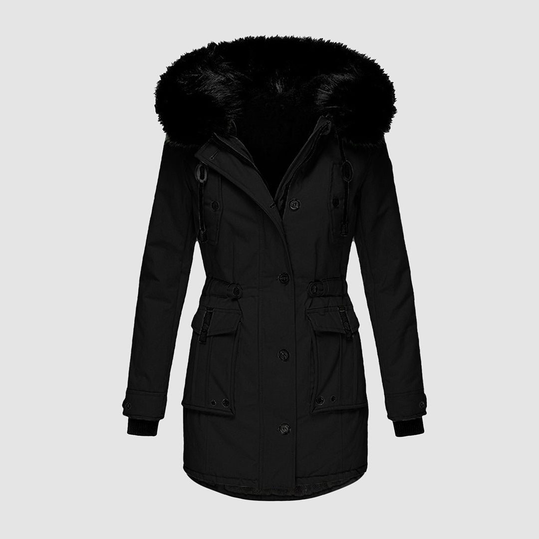Warme Winterjas Fleecevoering voor Vrouw