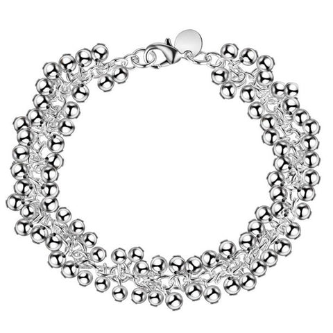 Zilveren Armband met Kralen en Mooie Details - Mode Vibes