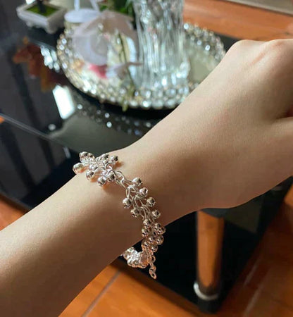 Zilveren Armband met Kralen en Mooie Details