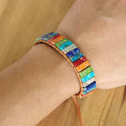 Regenboog Armband Tibetaanse Stijl Kleurrijk Accessoire