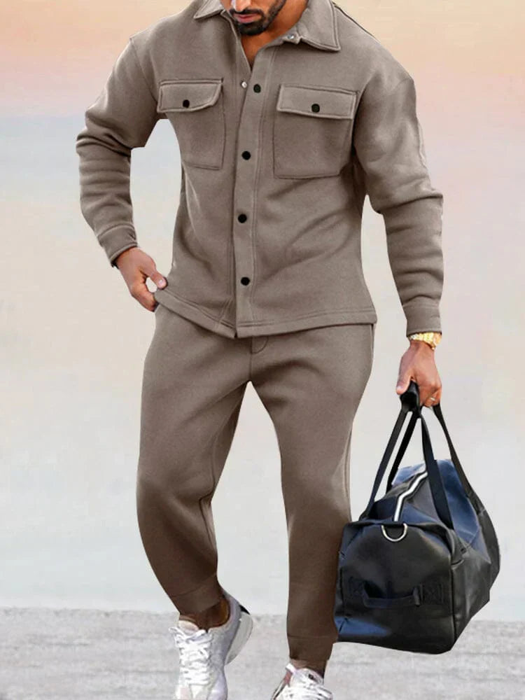 Heren Tweedelige Casual Kleding Set