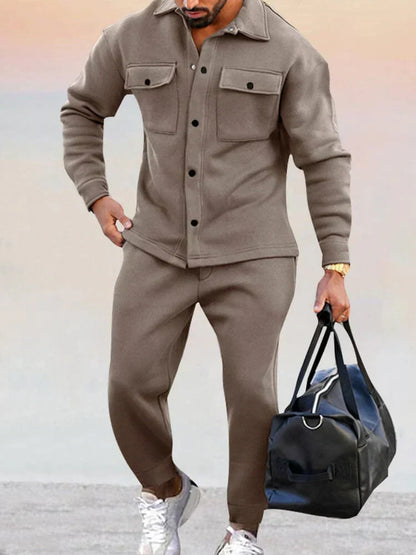 Heren Tweedelige Casual Kleding Set