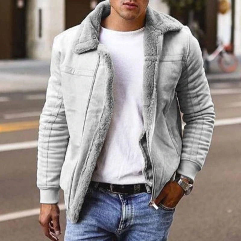 Fanucci | Giacca bomber invernale da uomo in stile vintage 0