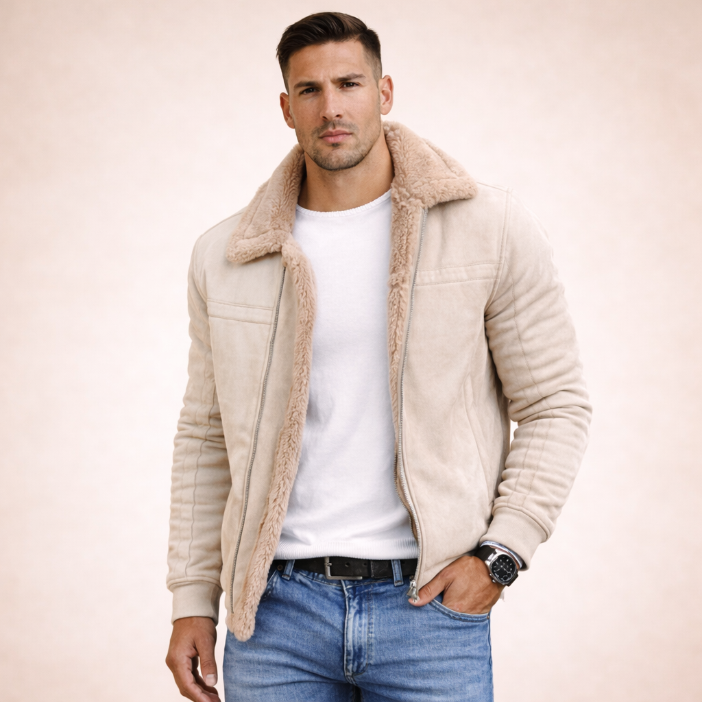 Fanucci | Giacca bomber invernale da uomo in stile vintage 6