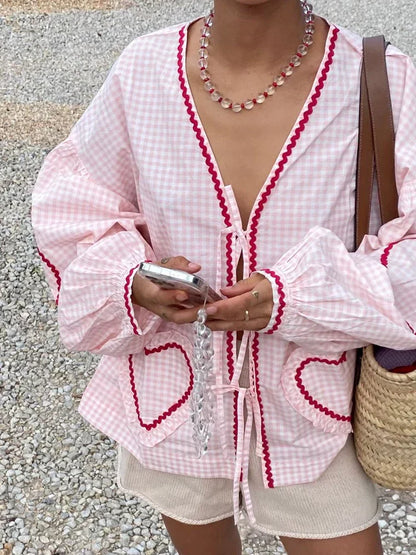 Flora Liefelijke Blouse voor Charmante Stijl