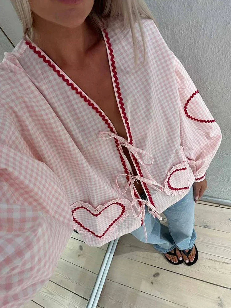 Flora Liefelijke Blouse voor Charmante Stijl