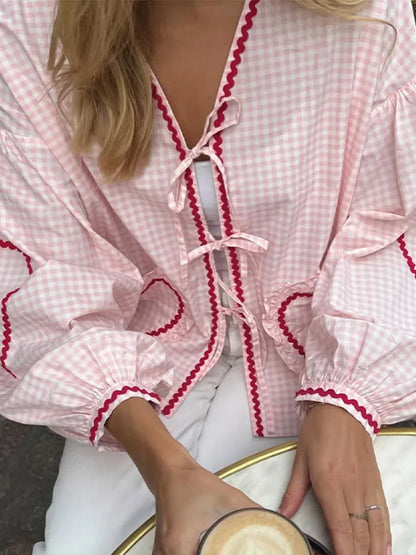 Flora Liefelijke Blouse voor Charmante Stijl