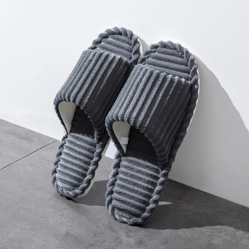 Federico | Open pantoffels met strepen