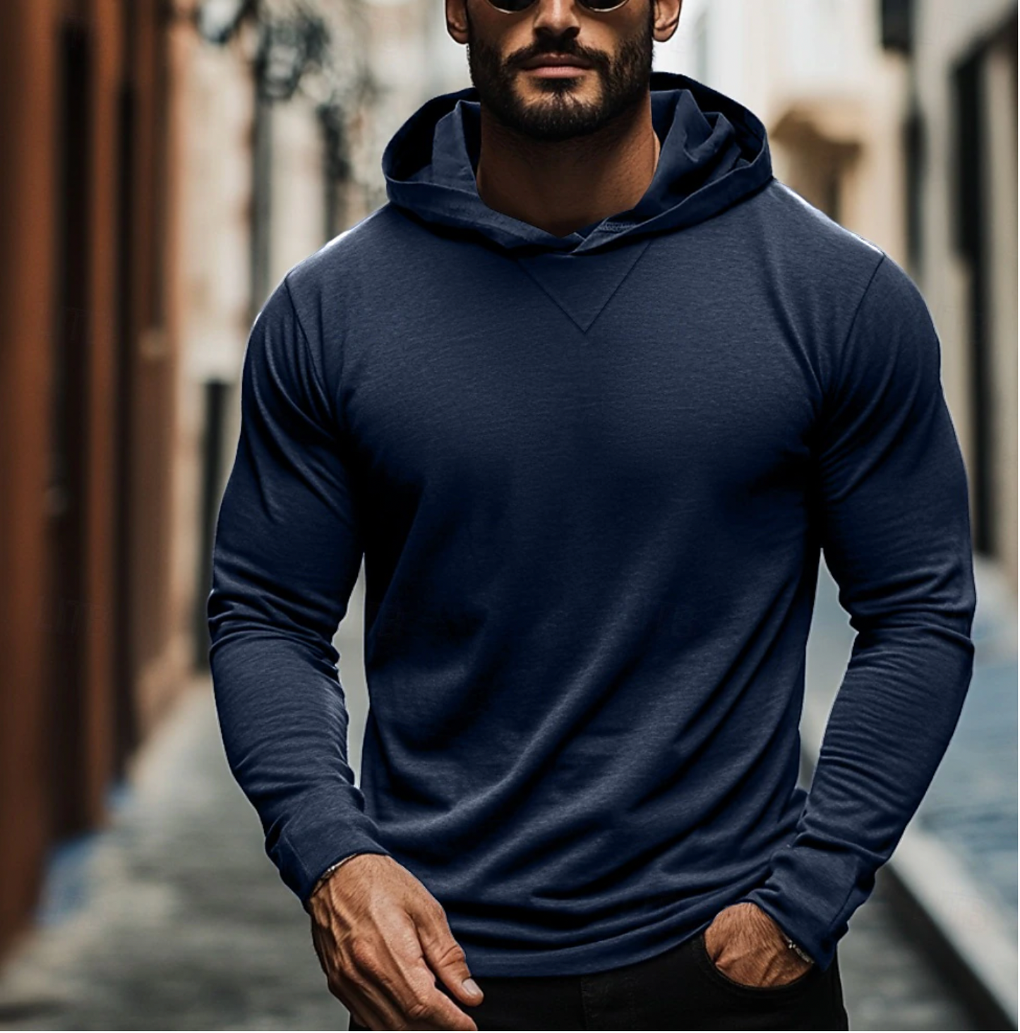 Enrico | Felpa classica da uomo con cappuccio