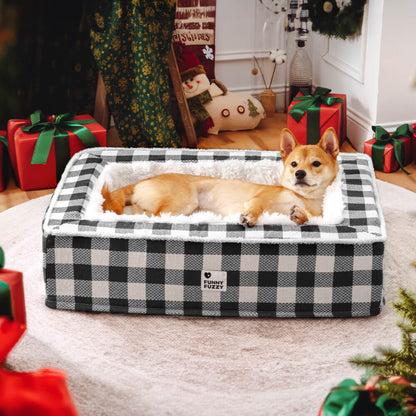 Zacht Hondenbed Geruit Scottish Terrier Bed