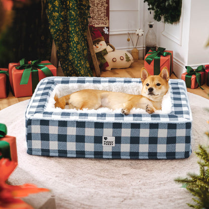 Zacht Hondenbed Geruit Scottish Terrier Bed