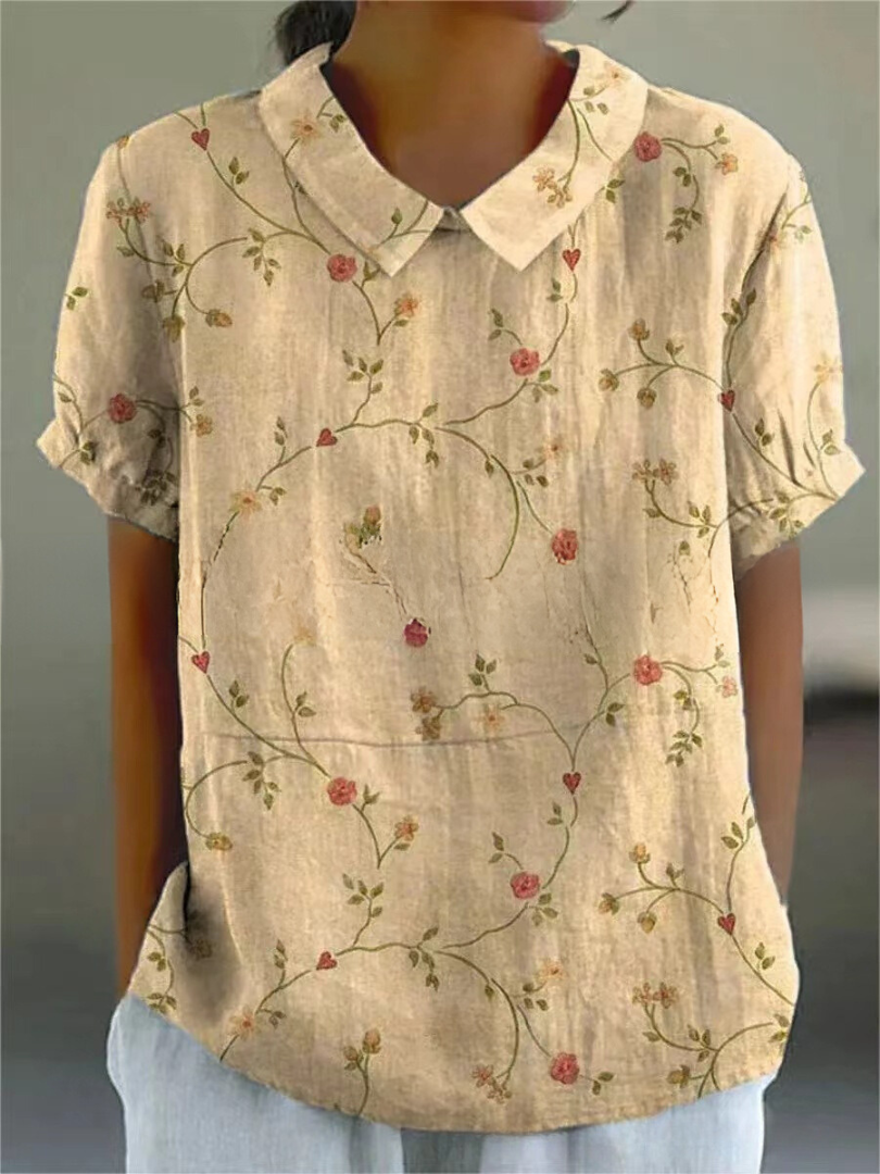 Flora | Top Floreale Elegante Casual-3