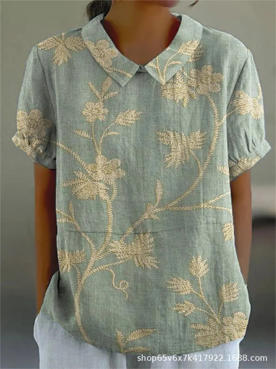 Variant image for Flora | Top Floreale Elegante Casual-1