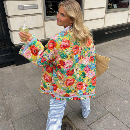 Damesblazer Eva Stijlvol Met Mooi Print