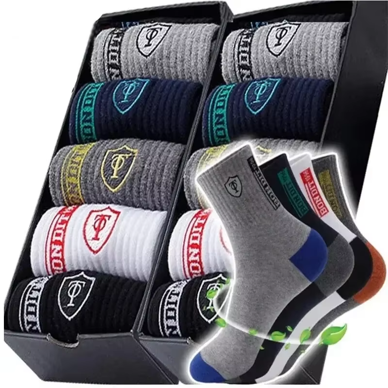 Bamboe Sportsokken Heren Ademend Antislip 10 Paren - Mode Vibes