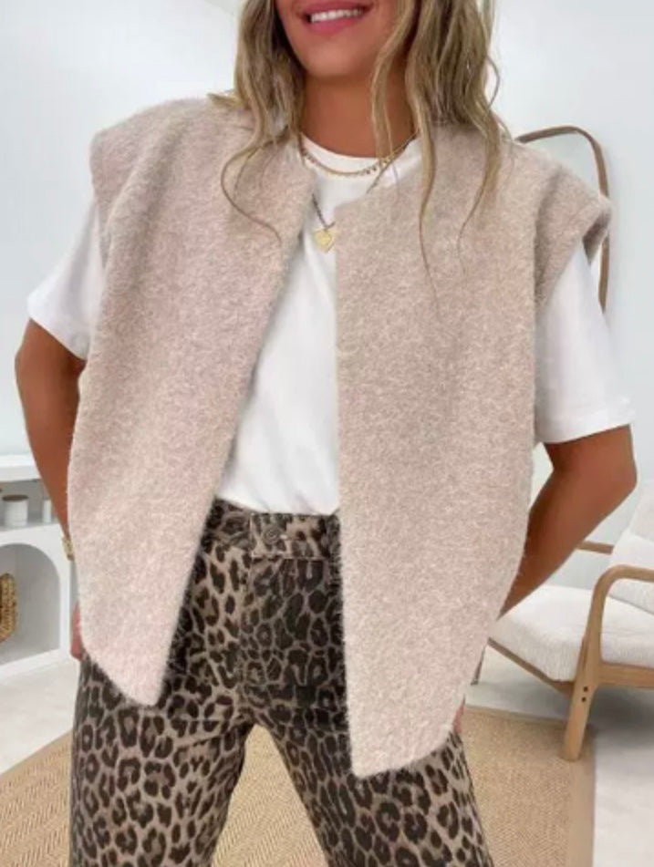 Luxe Mohair Vest Warme Vrouwen Vest