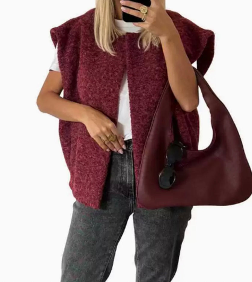 Luxe Mohair Vest Warme Vrouwen Vest