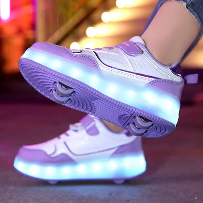 Comfortabele LED Rolschoenen Orthopedisch Ontwerp