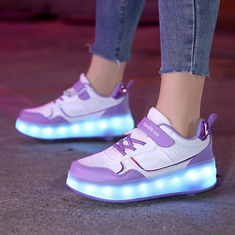 Comfortabele LED Rolschoenen Orthopedisch Ontwerp