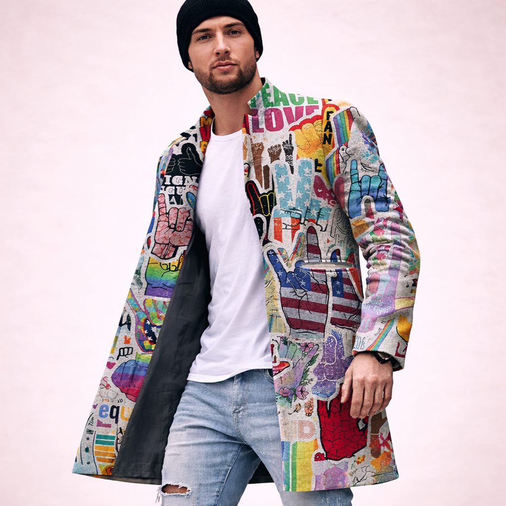 Franco | Giacca versatile con design grafico 1