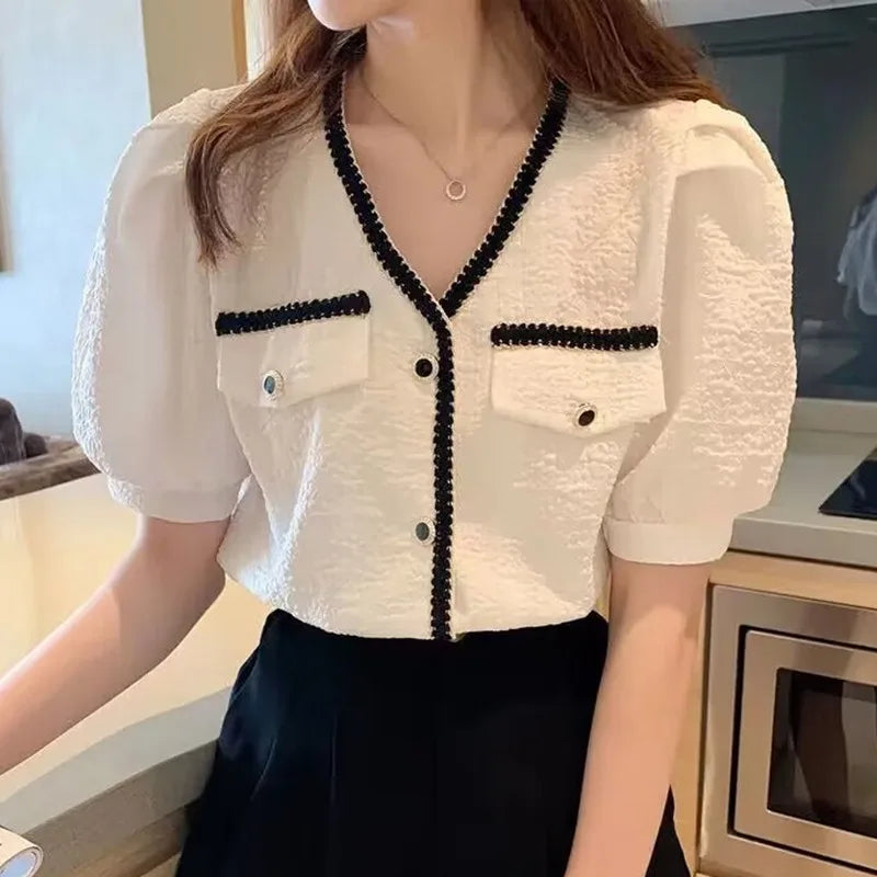 Elegante Chiffon Blouse voor Vrouwen van Stijlvol