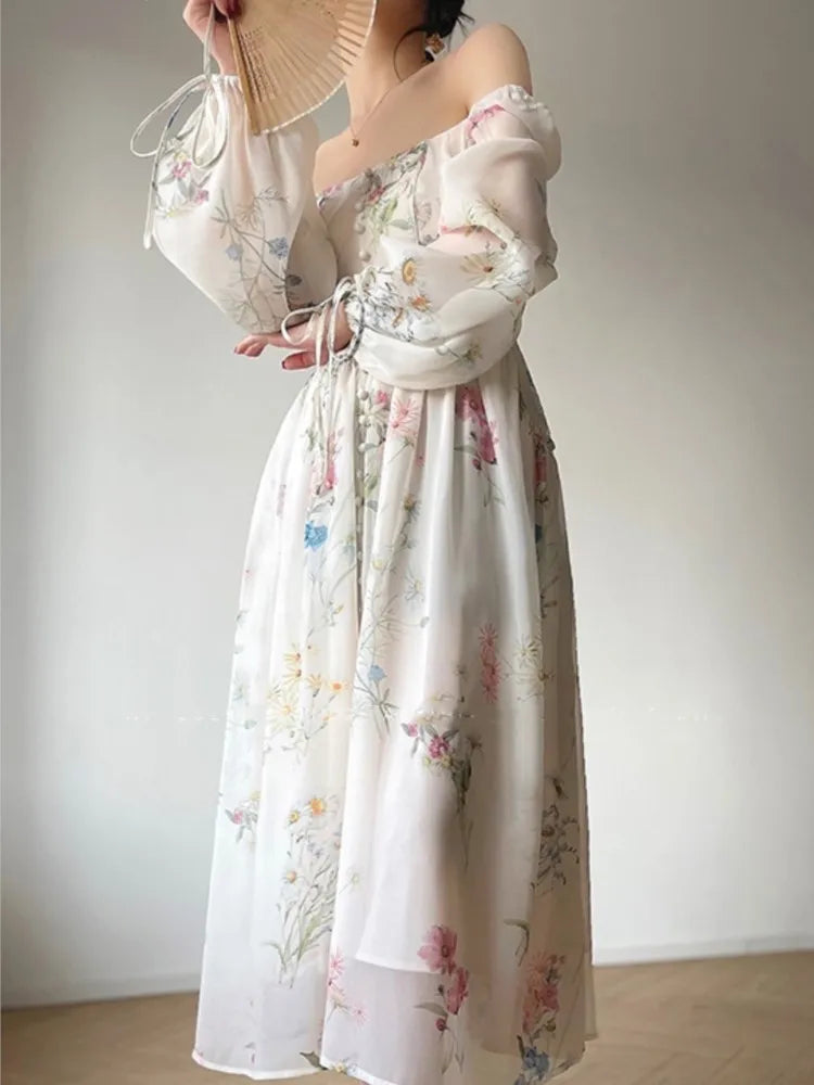 LunaBelle Bloemen Avondjurk