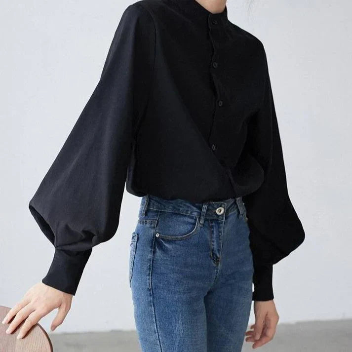 Franziska | Comoda ed elegante camicetta con maniche a sbuffo